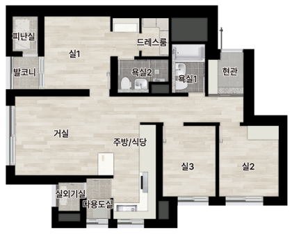 TYPE 84㎡ 평면도